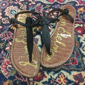 Sam Edelman Black Leather Sandals